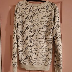 Modcloth horse print sweatshirt